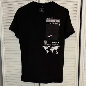 Men's Black Graphic Pocket Tee by Southpole
